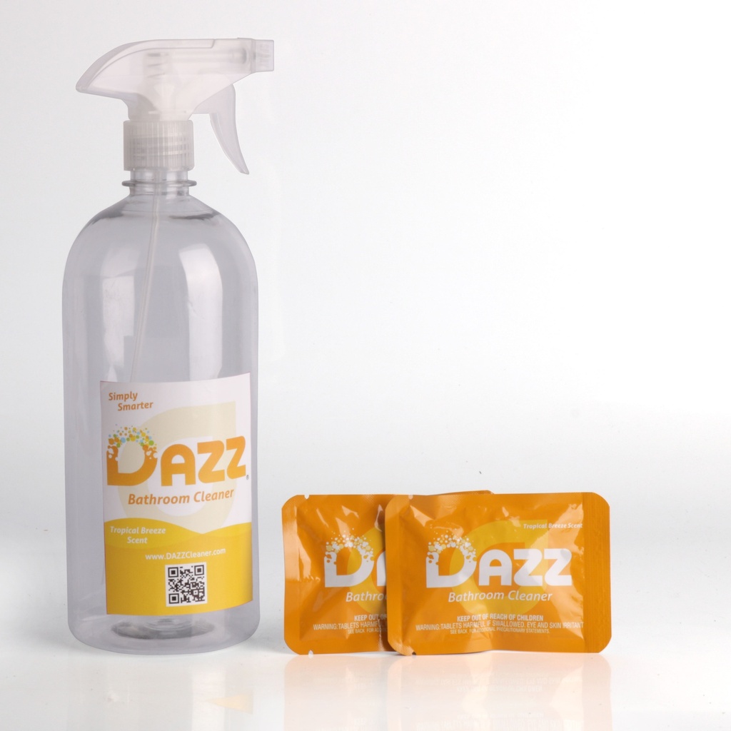 DAZZ Bathroom Cleaner Tablet Starter Kit from FTS Safety